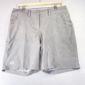 NWOT LOFT8 Womens 8 Gray Performance Golf Shorts Stretch Weekend Casual Pockets